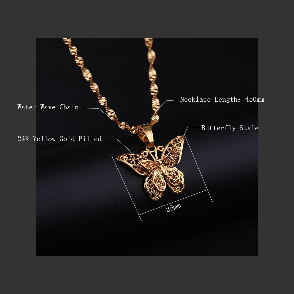 Butterfly Statement Necklace
