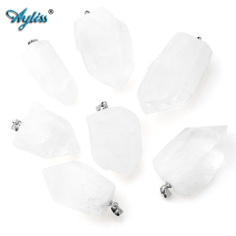 1pc Natural Opal Aura Quartz Pendant