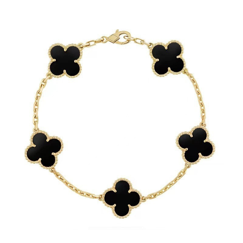Four Leaf Flower Bracelet