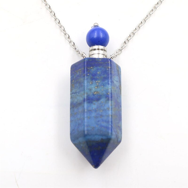 Natural Crystal Hexagonal Perfume Bottle