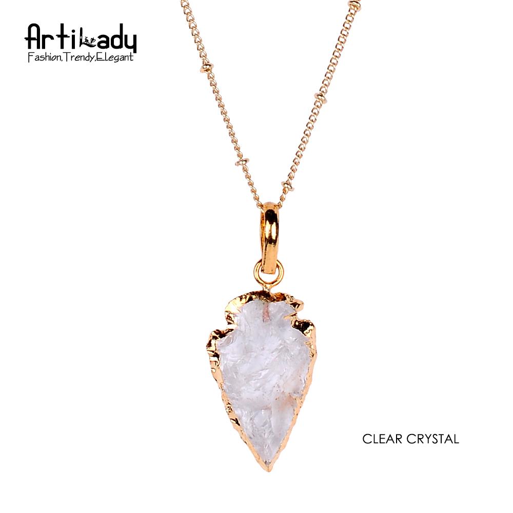 Crystal Arrow Necklace