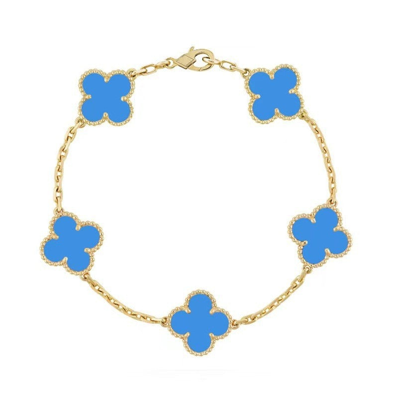 Four Leaf Flower Bracelet