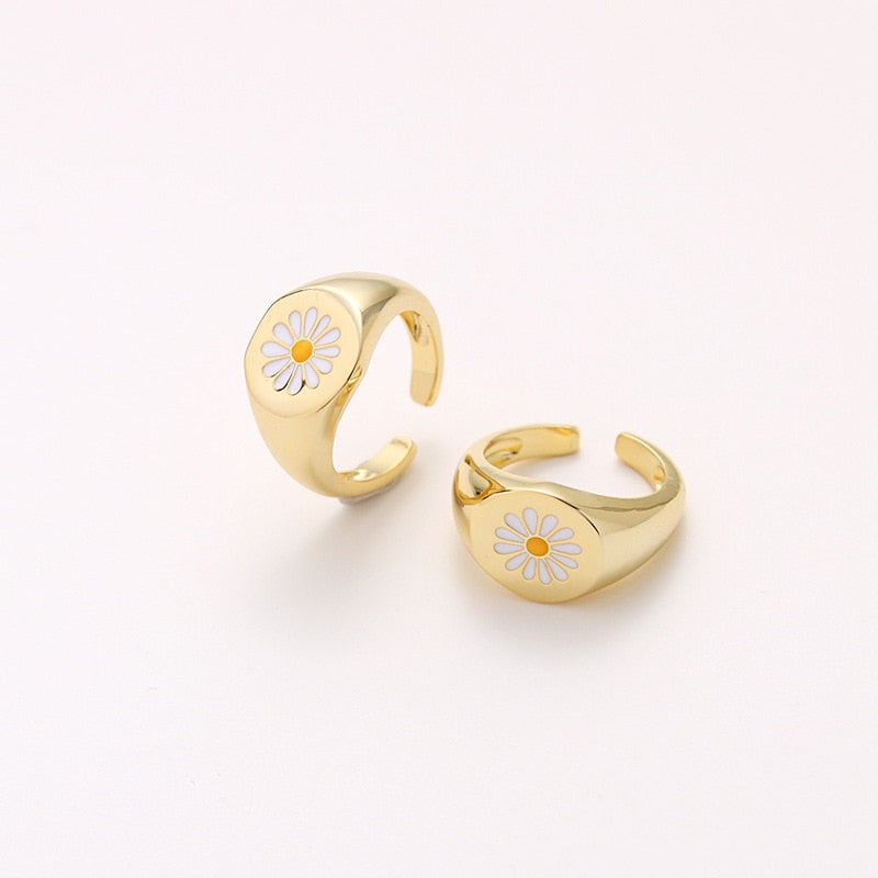 Korean Style Mini Cute Flower Ring