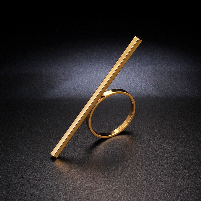 Gold/Silver Color Long Bar