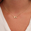 Tiny Dainty Heart Initial