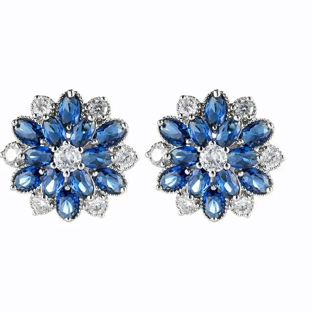 Rainbow Crystal Zircon Earrings