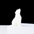 1pc Crystal Wolf Cub Carving Piece