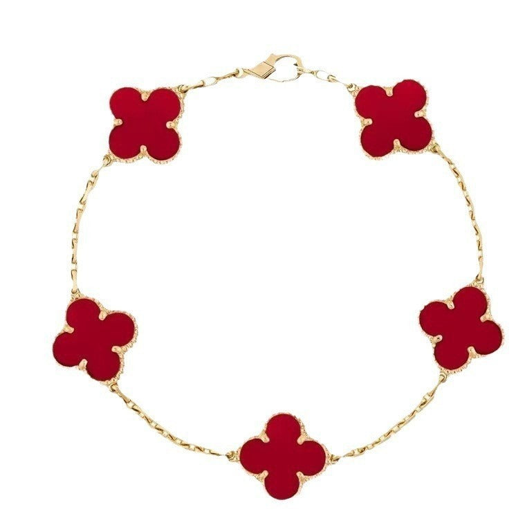 Four Leaf Flower Bracelet