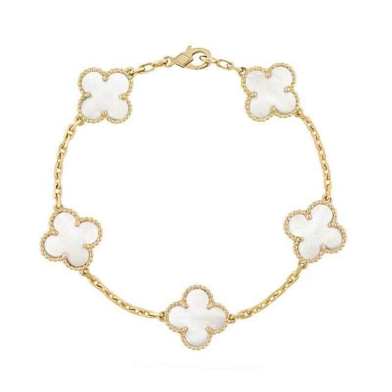 Four Leaf Flower Bracelet