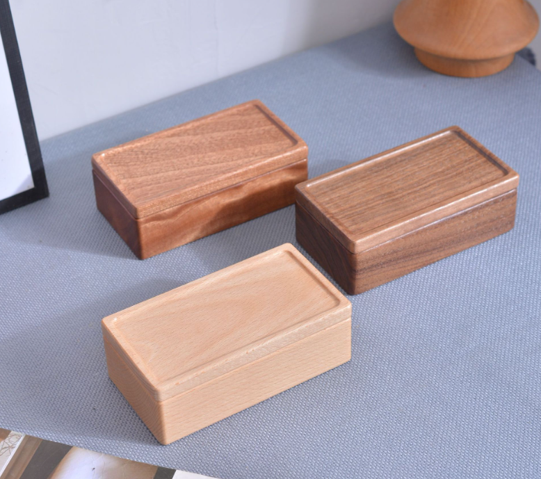 Simple Solid Wood Jewelry Box