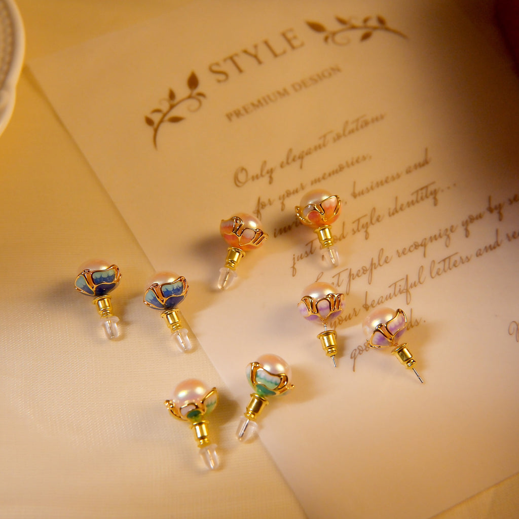 Blooming Pearl Earrings