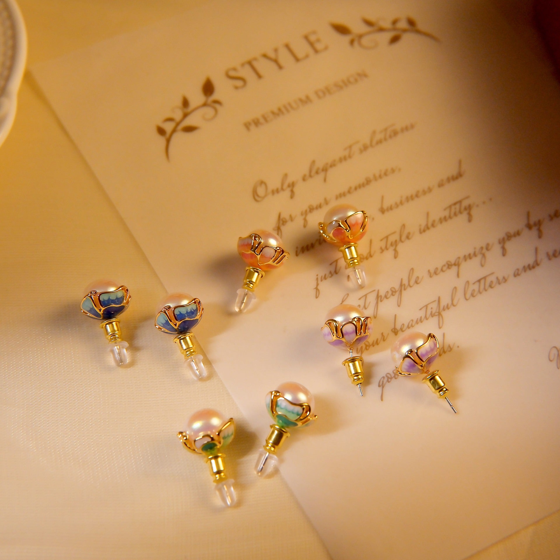 Blooming Pearl Earrings