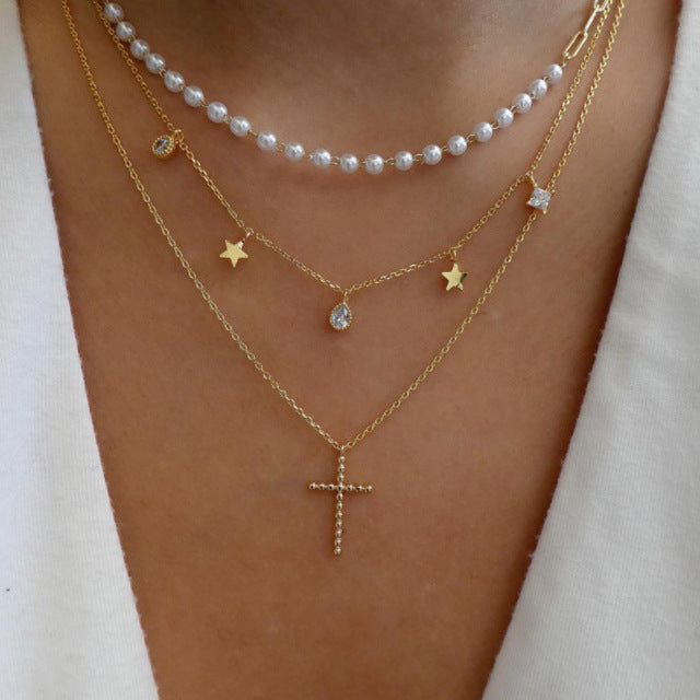 Multilayer Elegant Chain Jewelry