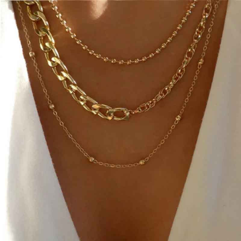 Multilayer Elegant Chain Jewelry