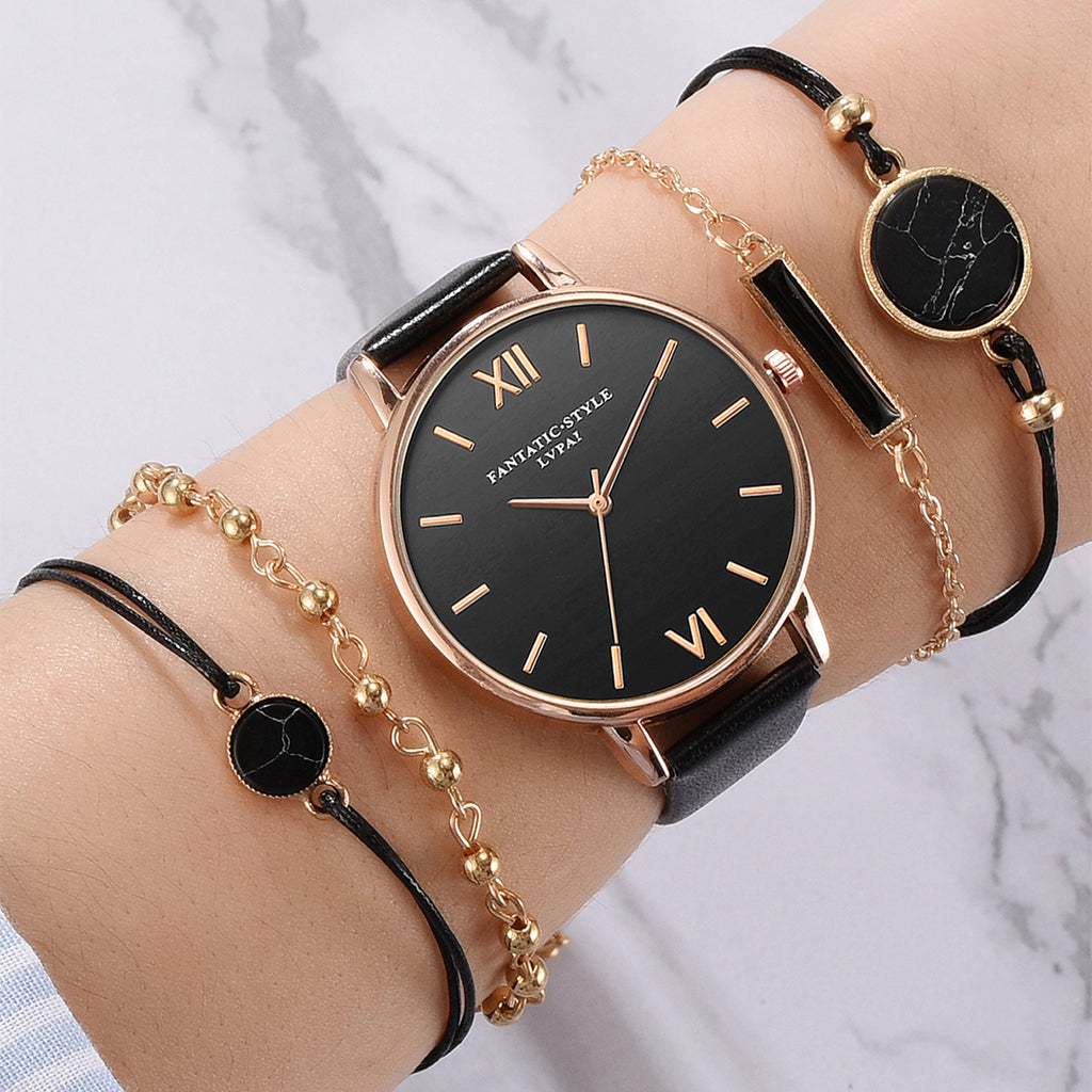 5pcs Luxury Watch Set