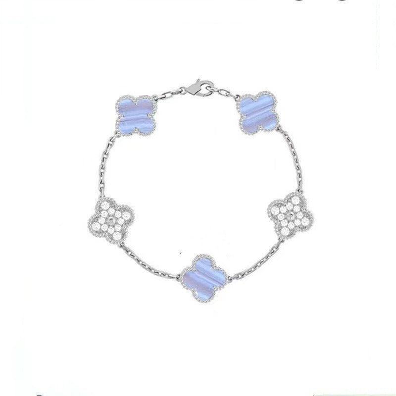 Four Leaf Flower Bracelet