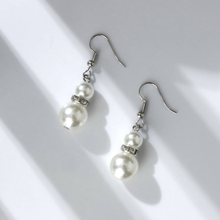 Round Pearl Jewelry Set