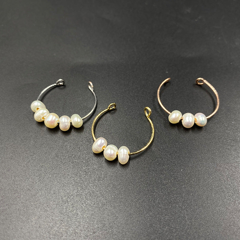 Adjustable Pearl Ring