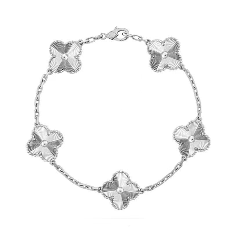 Four Leaf Flower Bracelet