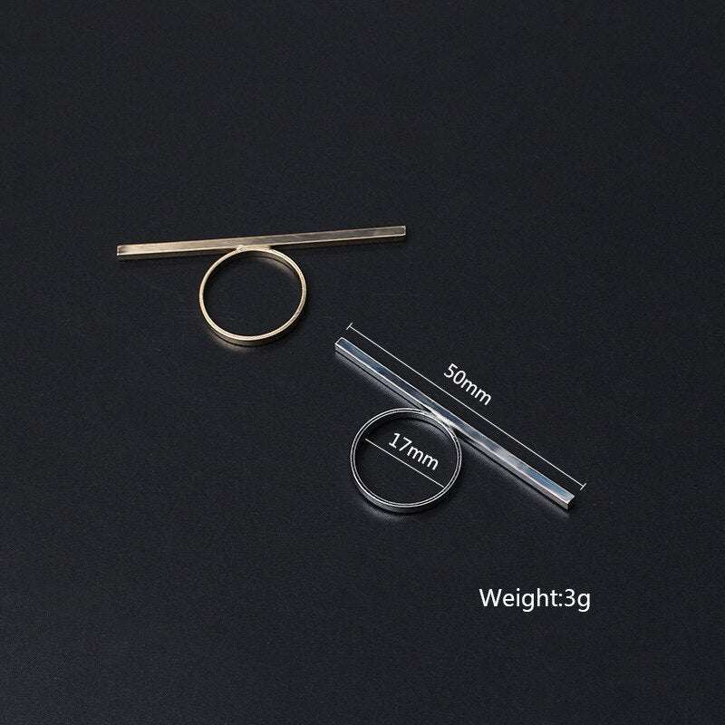 Gold/Silver Color Long Bar