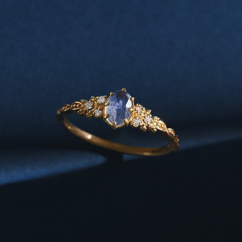 Japanese Winter Style Sterling Silver Ring