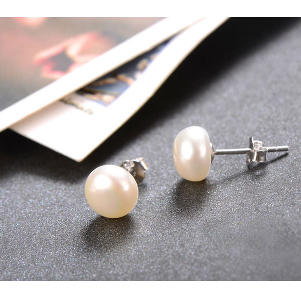 Pearl Stud Earrings