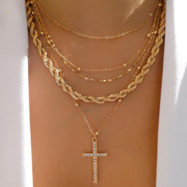 Multilayer Elegant Chain Jewelry