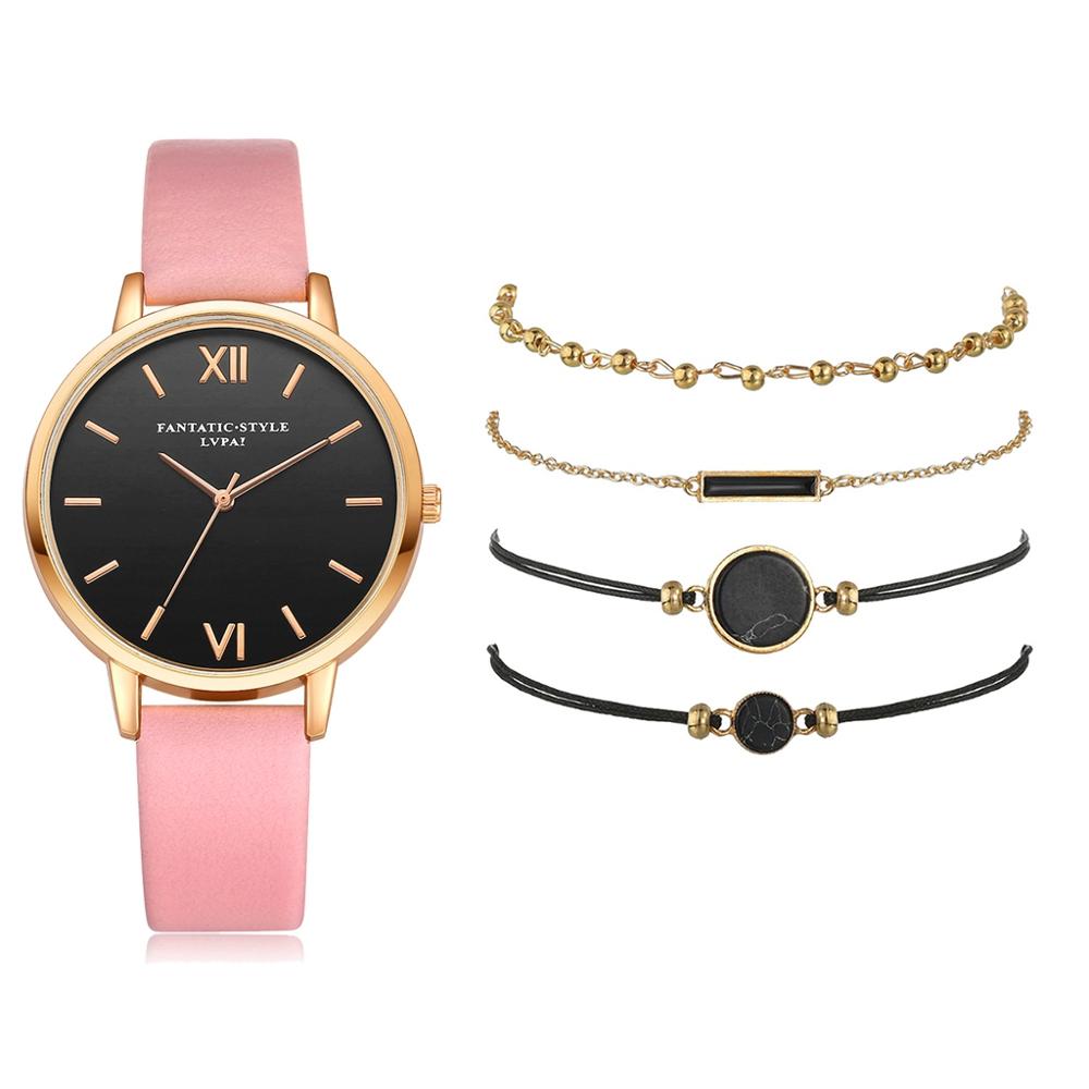 5pcs Luxury Watch Set