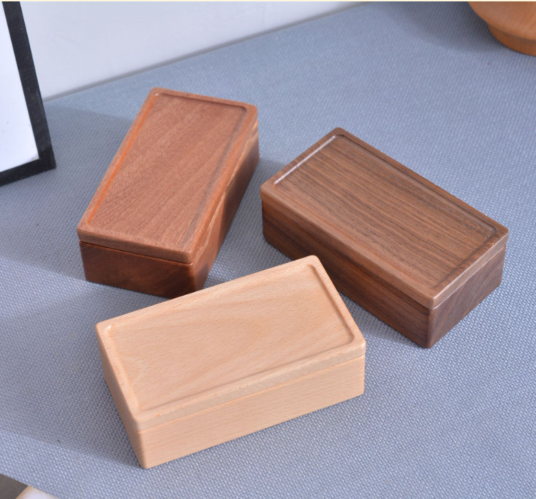 Simple Solid Wood Jewelry Box