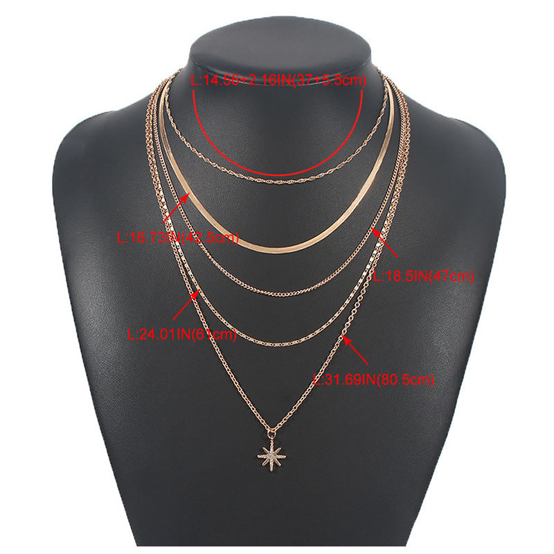 Multilayer Elegant Chain Jewelry
