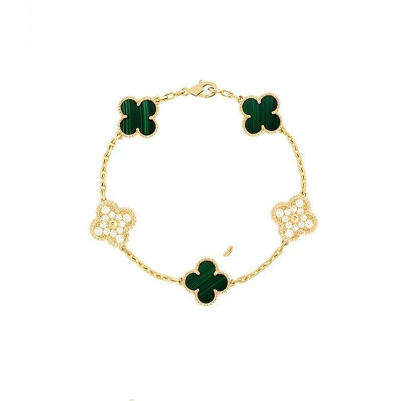 Four Leaf Flower Bracelet
