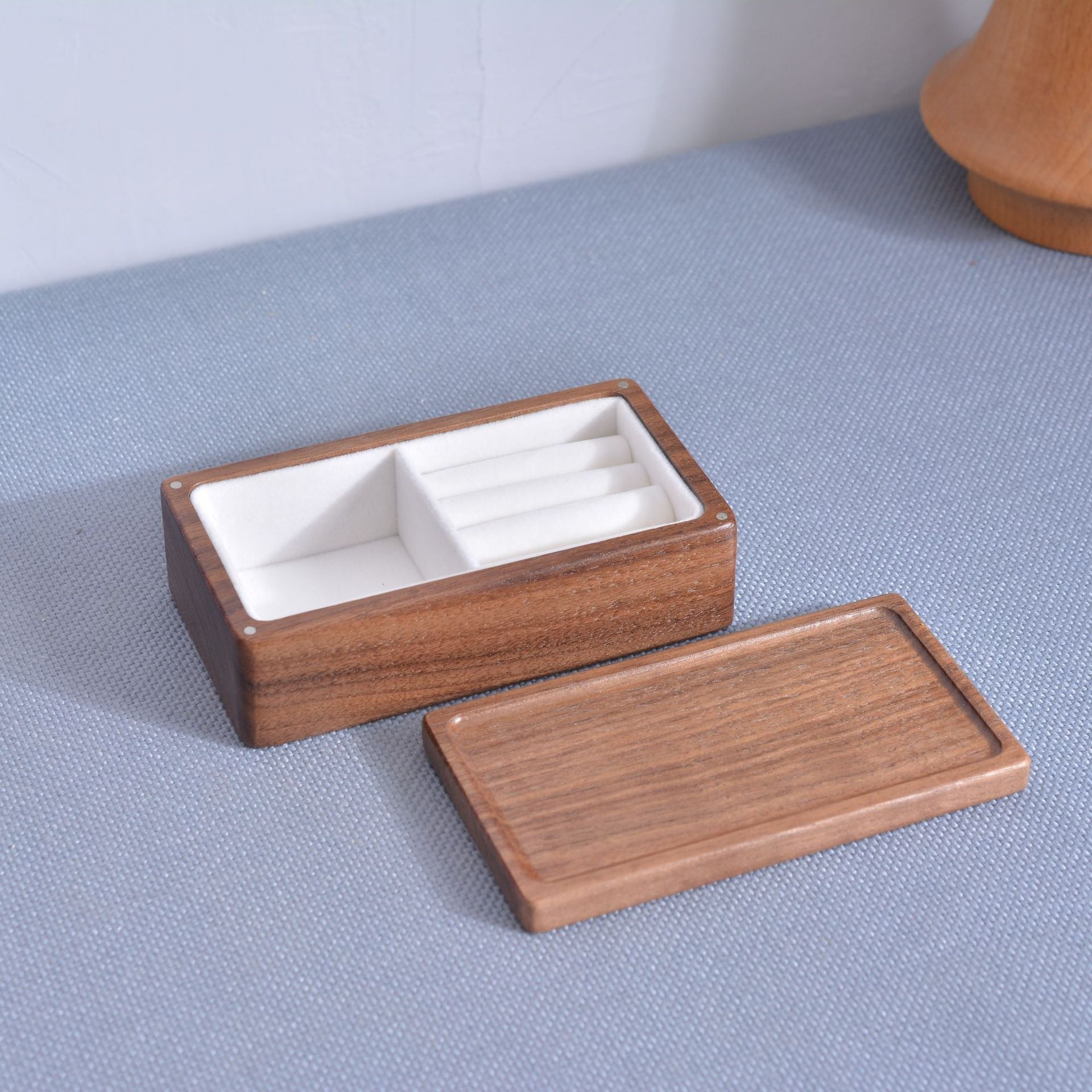 Simple Solid Wood Jewelry Box