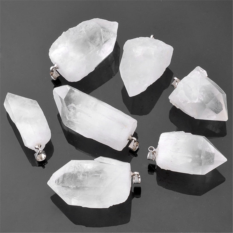 1pc Natural Opal Aura Quartz Pendant