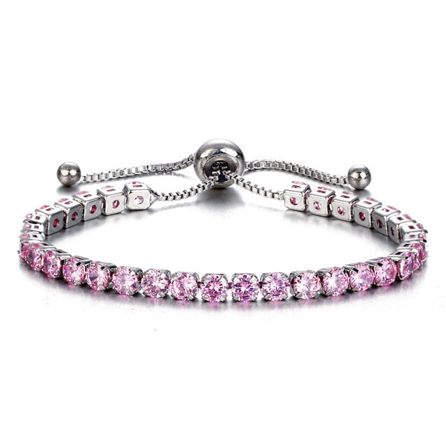 Cubic Adjustable Zirconia Bracelet