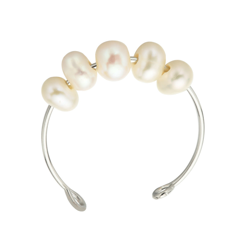 Adjustable Pearl Ring