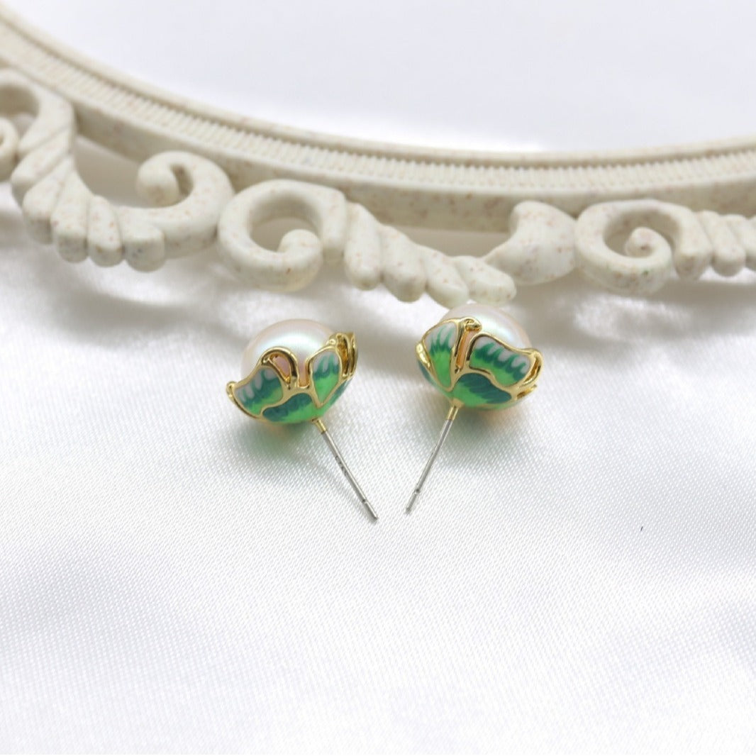 Blooming Pearl Earrings