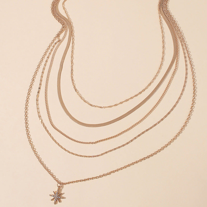 Multilayer Elegant Chain Jewelry