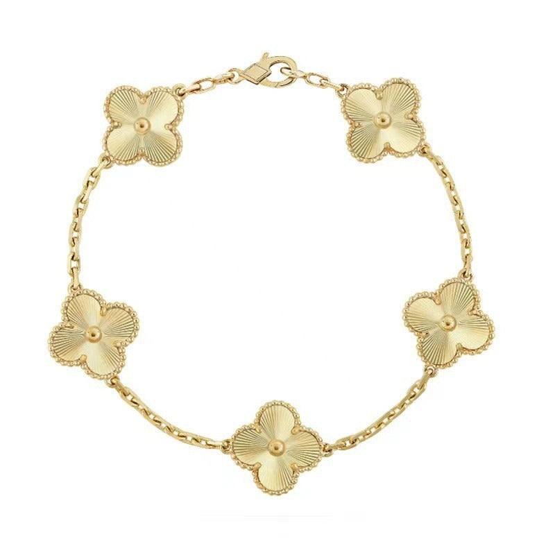 Four Leaf Flower Bracelet