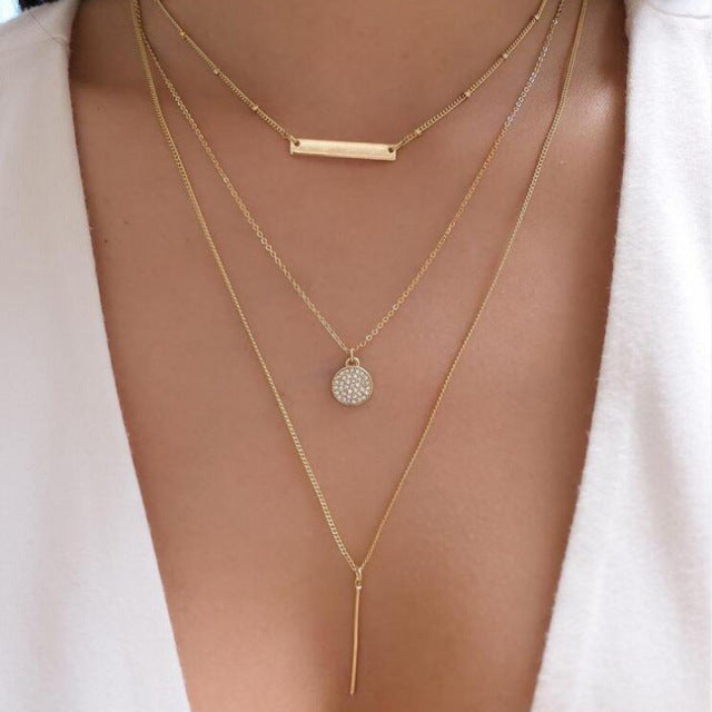 Multilayer Elegant Chain Jewelry