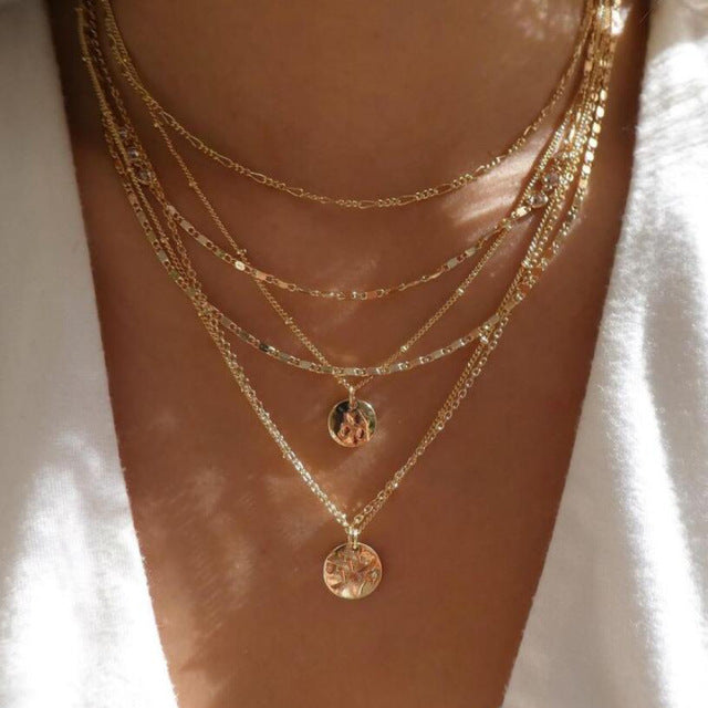 Multilayer Elegant Chain Jewelry
