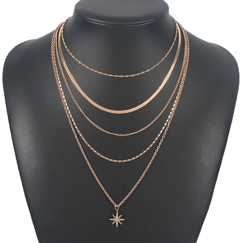 Multilayer Elegant Chain Jewelry
