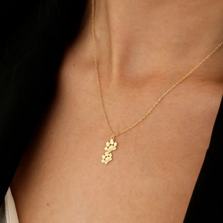 Pet Footprint Necklace