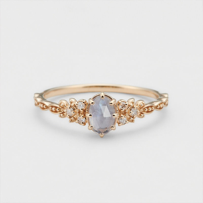 Japanese Winter Style Sterling Silver Ring