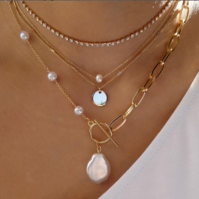 Multilayer Elegant Chain Jewelry