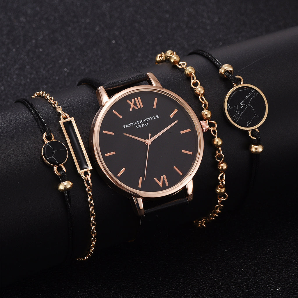 5pcs Luxury Watch Set