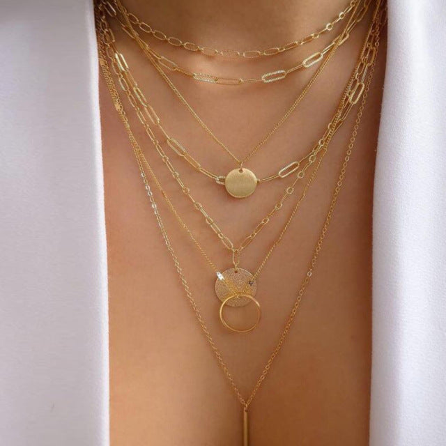 Multilayer Elegant Chain Jewelry
