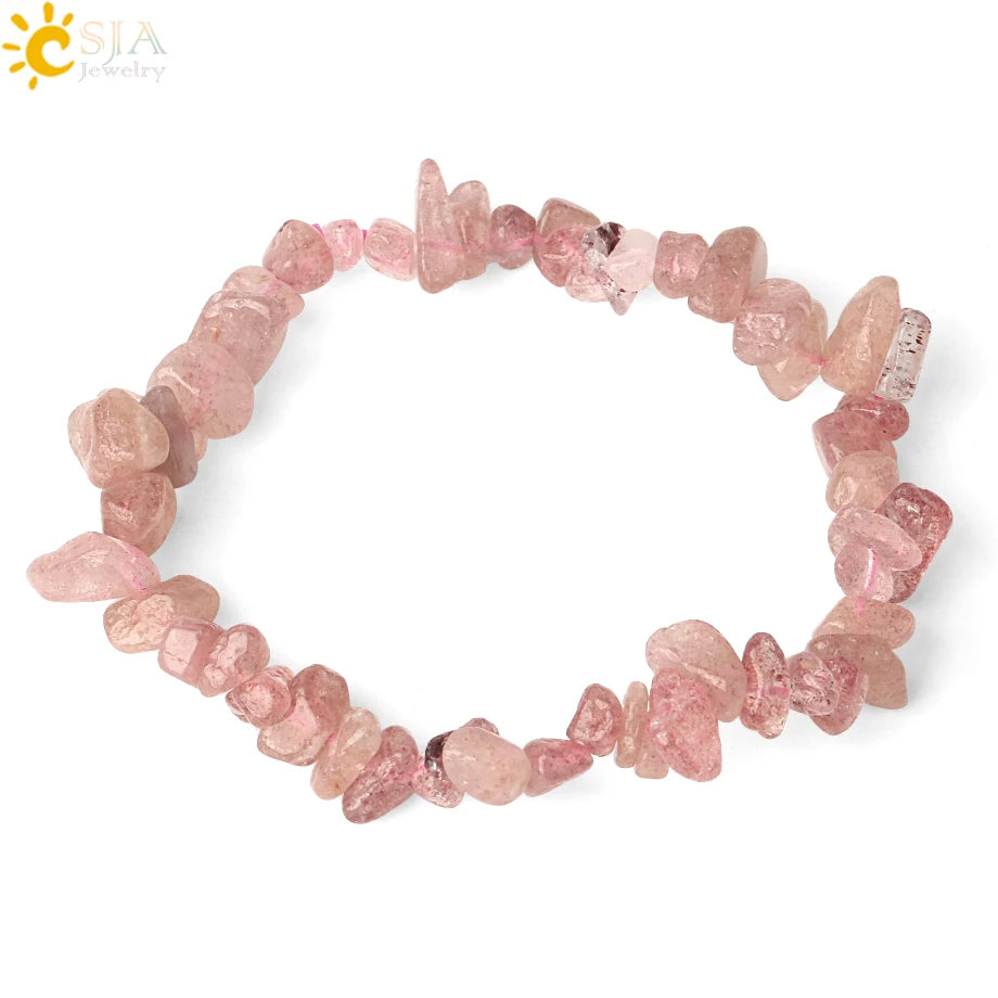Natural Stone Bracelet Crystal Quartz