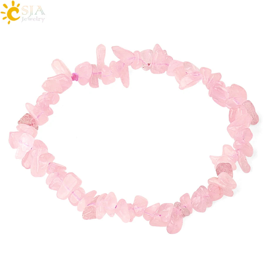 Natural Stone Bracelet Crystal Quartz