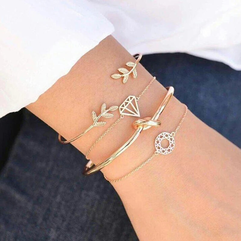 4pcs/Set Fashion Bohemia Bracelet